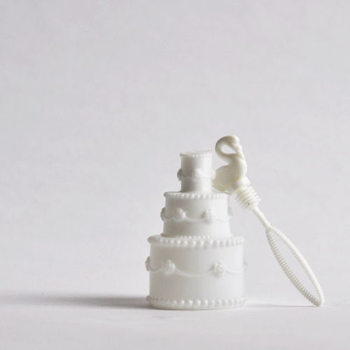 Soap bubble bottle (wedding cake)