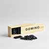 Wooden domino set