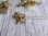 Haarschmuck gold - Brautschmuck Blätter und Blüten mit Strass Steinen verziert