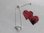 Brautjungfer Karte Herz Armband mit 2 verschlungenen Herzen in Gold oder Silber plus Geschenkverpack